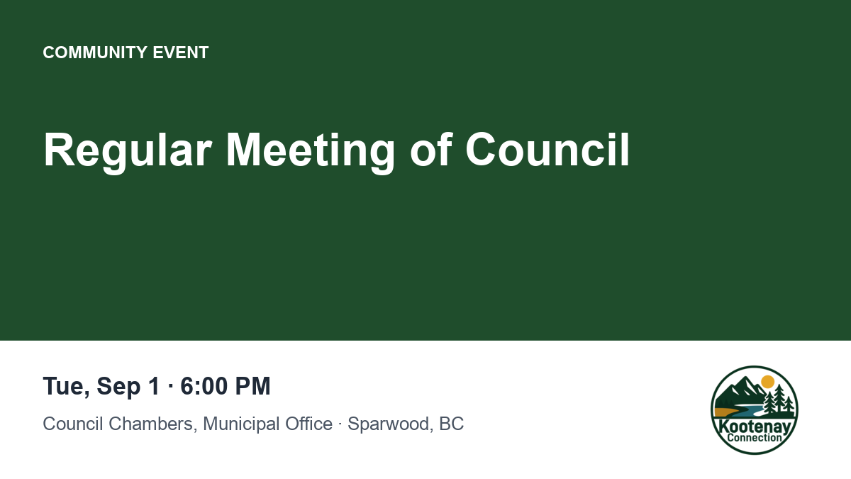 Regular Meeting of Council