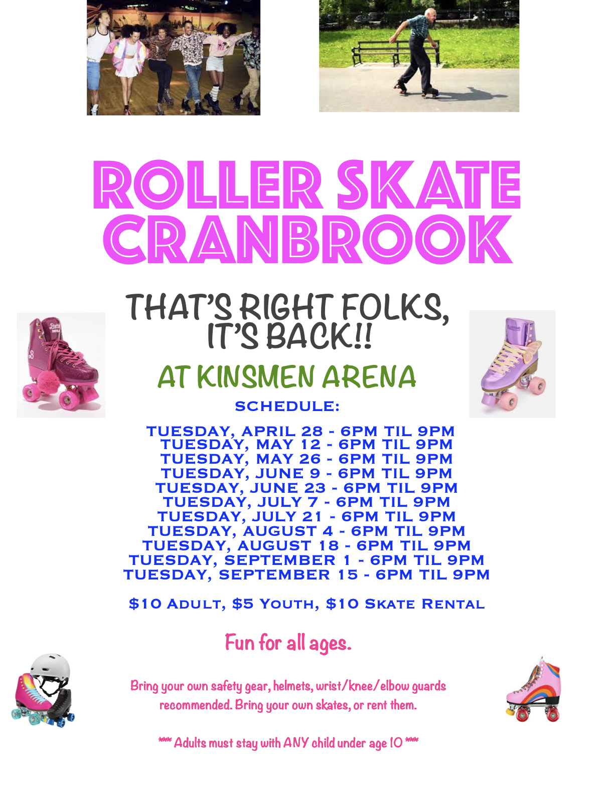 Roller Skate Cranbrook