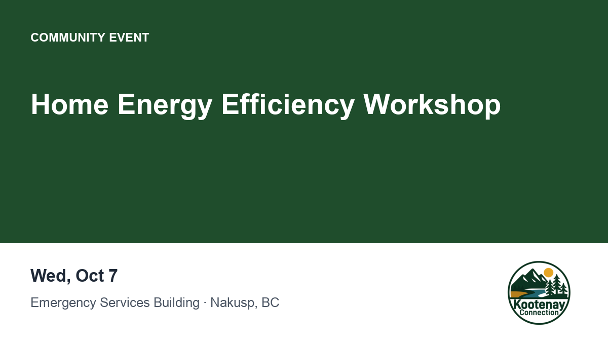 Home Energy Efficiency Workshop