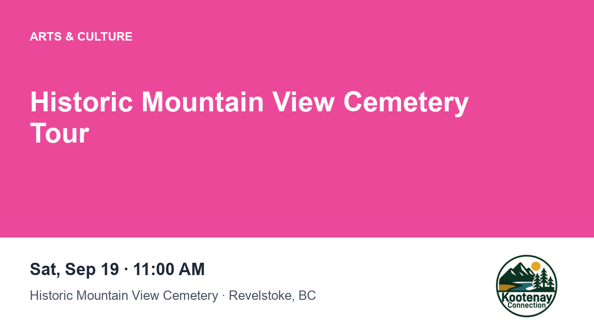 Historic Mountain View Cemetery Tour