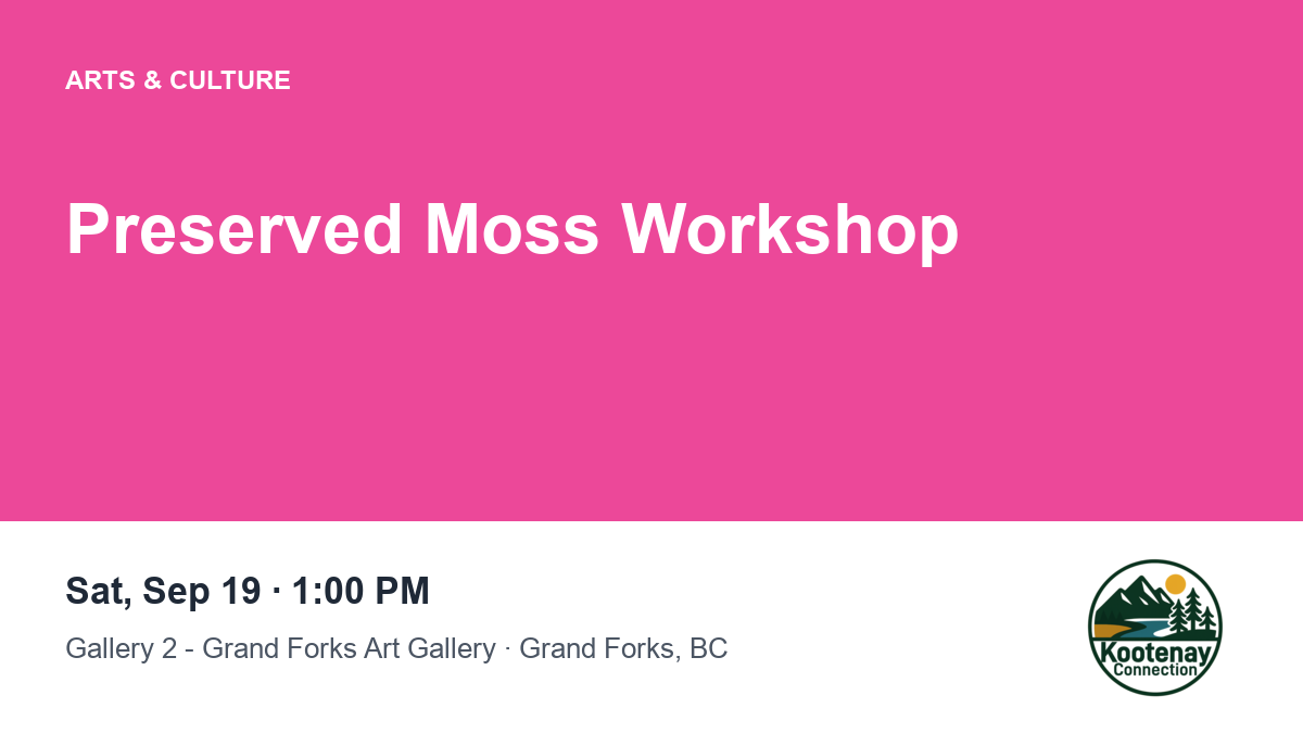 Preserved Moss Workshop