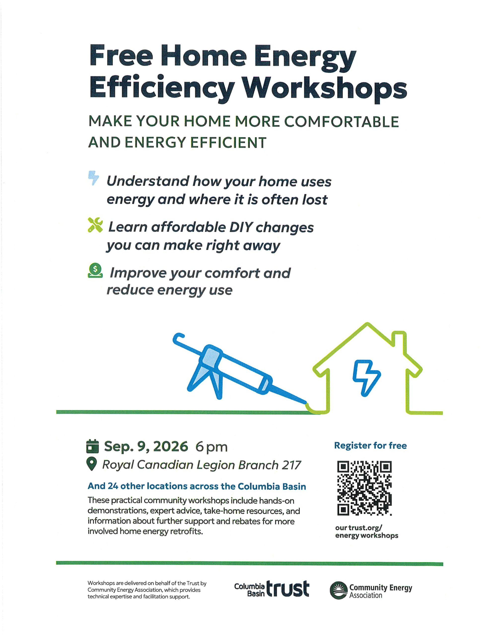 Free Home Energy Efficiency Workshop