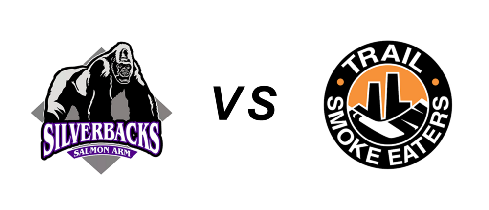Salmon Arm Silverbacks at Trail Smoke Eaters