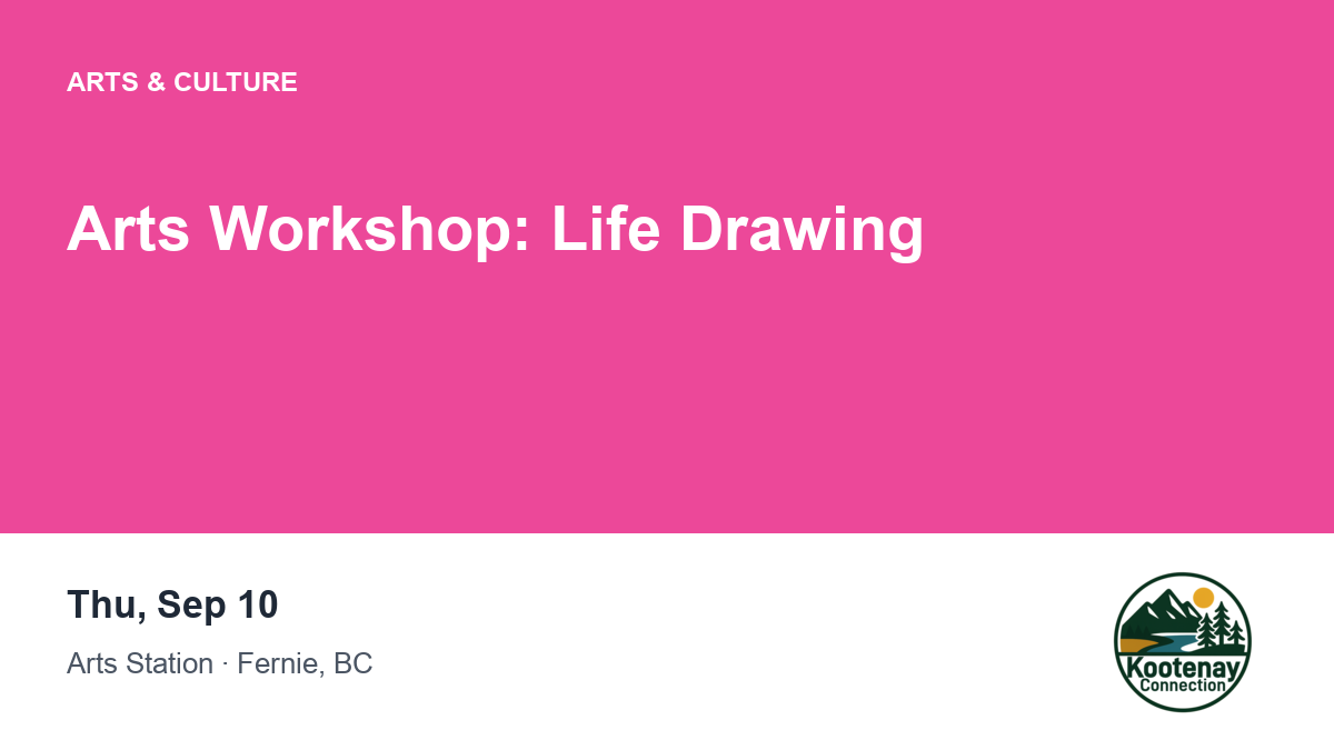 Arts Workshop: Life Drawing