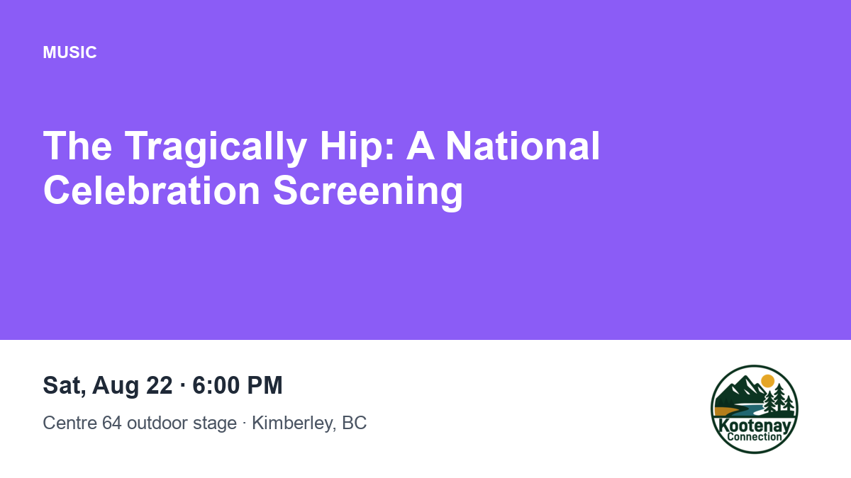 The Tragically Hip: A National Celebration Screening