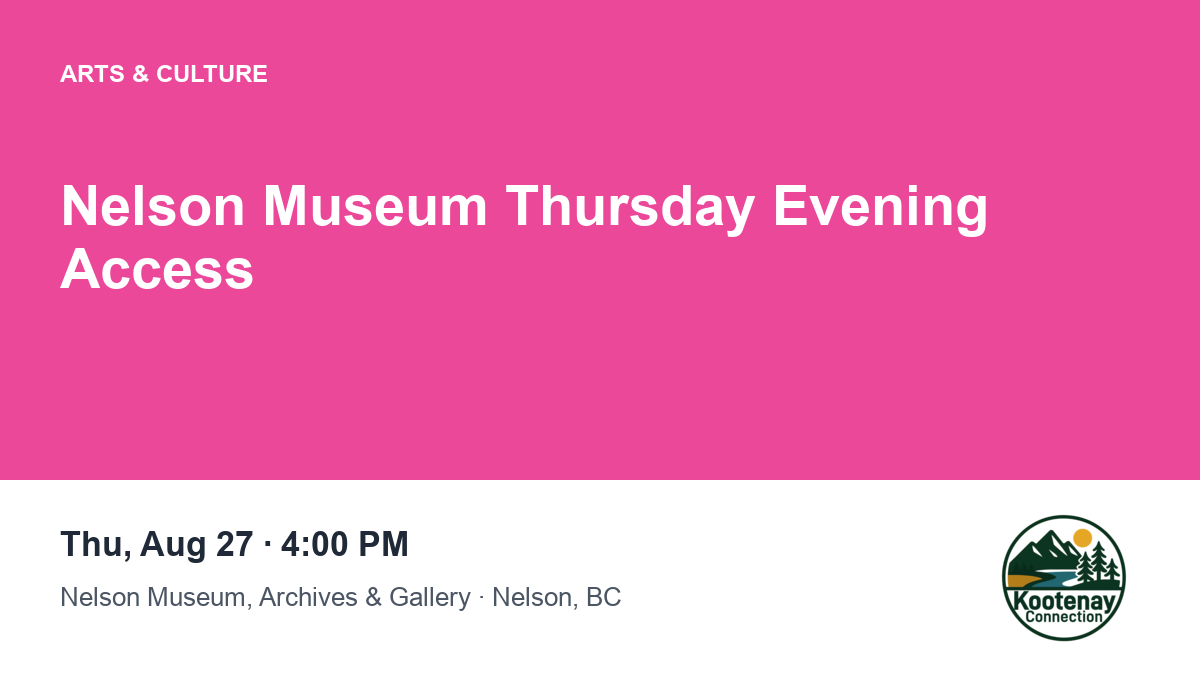 Nelson Museum Thursday Evening Access