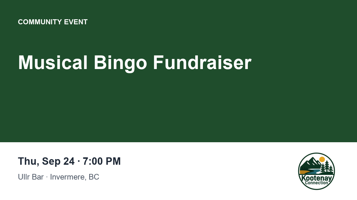 Musical Bingo Fundraiser