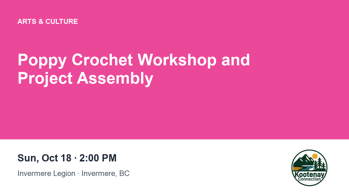 Poppy Crochet Workshop and Project Assembly
