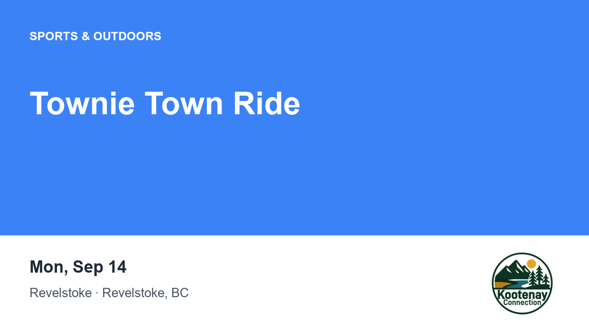 Townie Town Ride