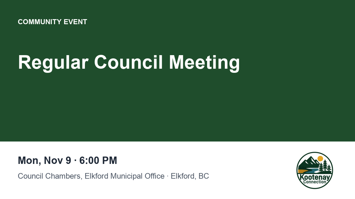 Regular Council Meeting