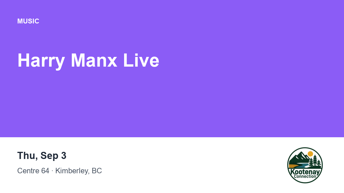 Harry Manx Live