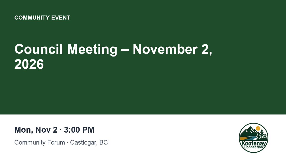 Council Meeting – November 2, 2026