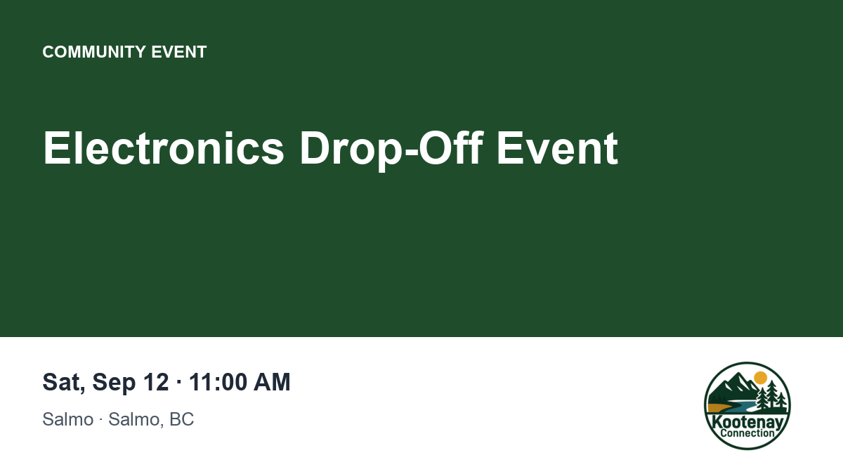 Electronics Drop-Off Event