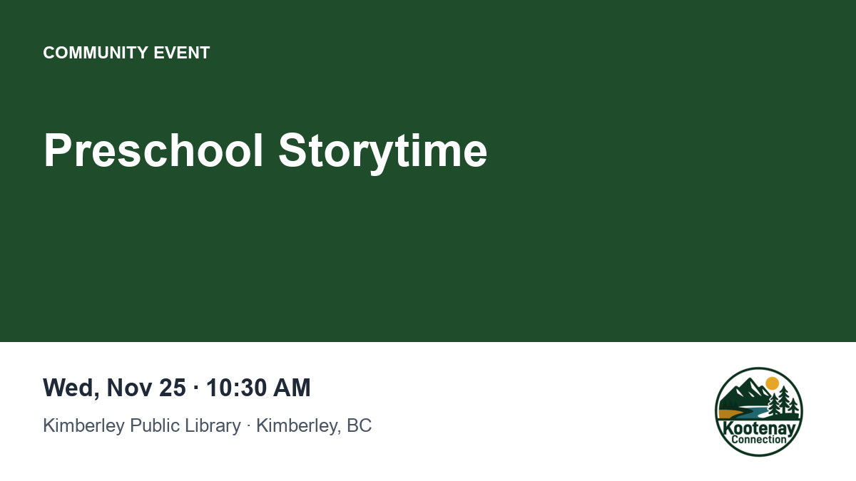 Preschool Storytime
