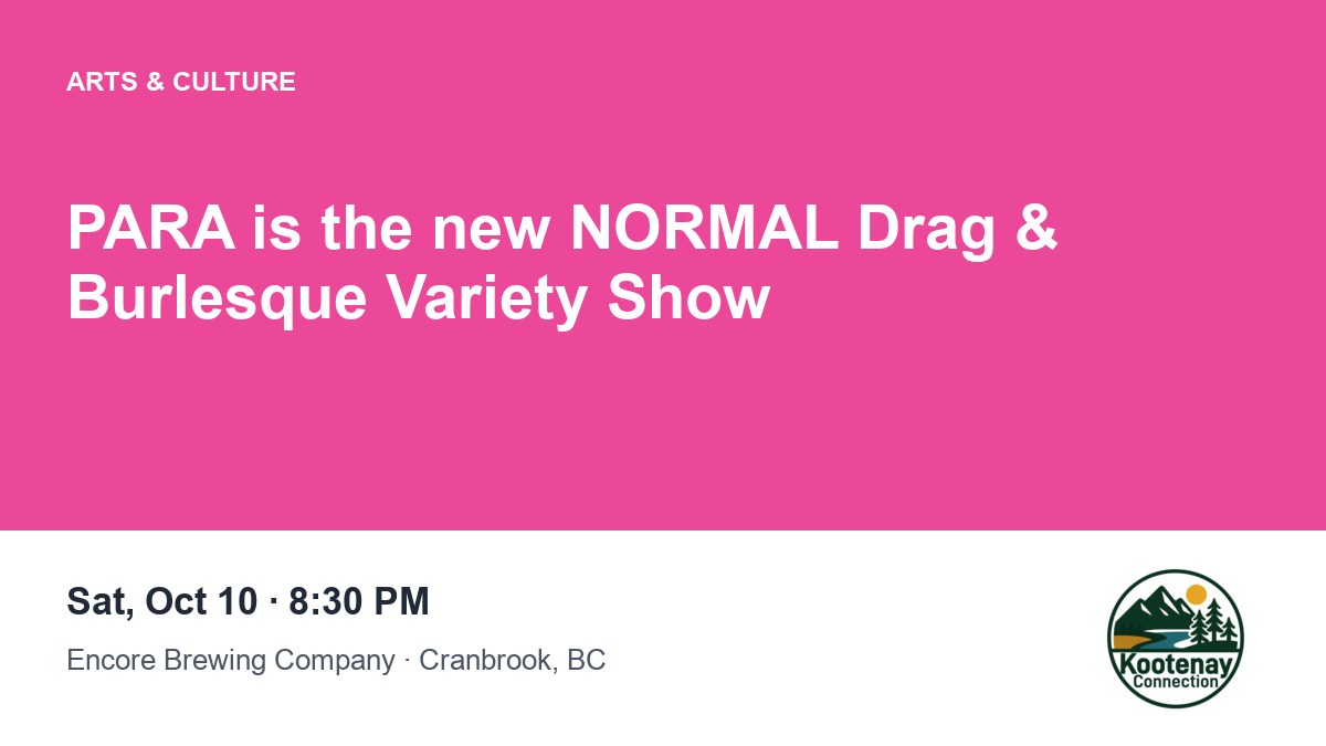 PARA is the new NORMAL Drag & Burlesque Variety Show