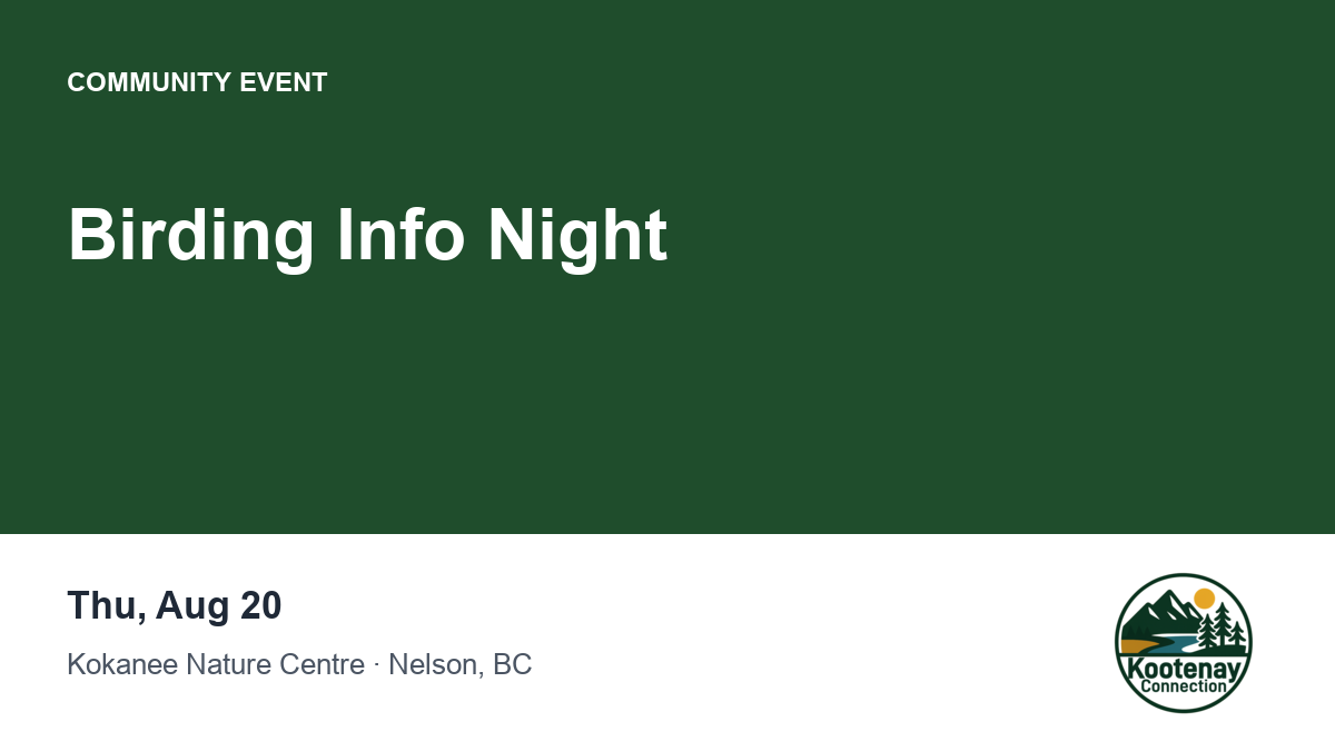 Birding Info Night