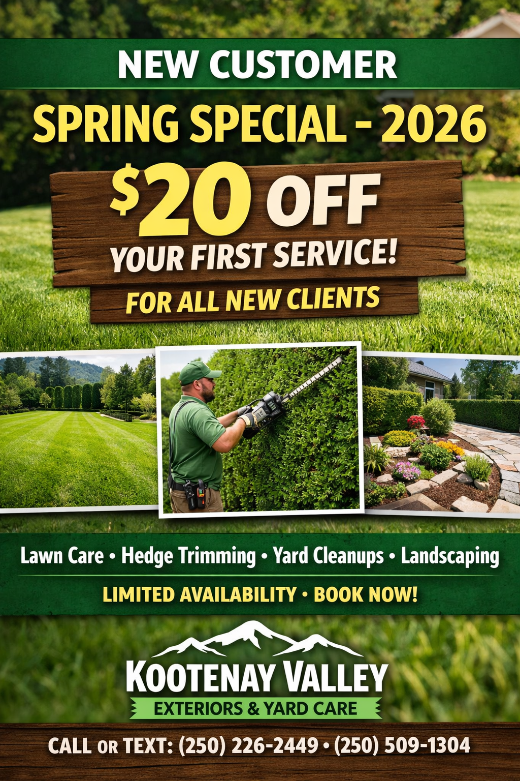 New Customer Spring Special – 2026
