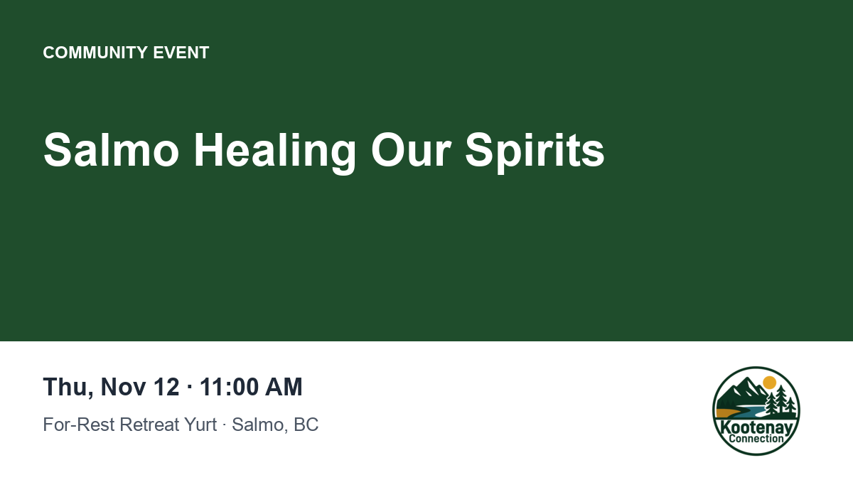Salmo Healing Our Spirits