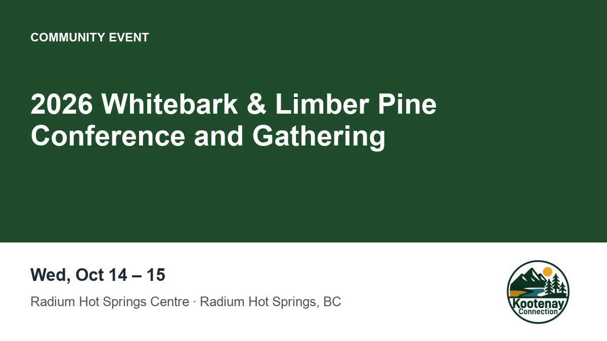 2026 Whitebark & Limber Pine Conference and Gathering