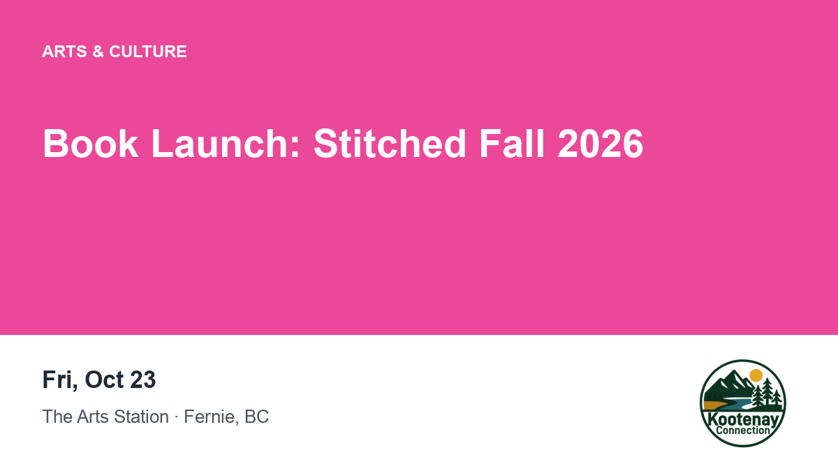Book Launch: Stitched Fall 2026