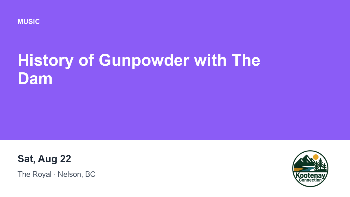 History of Gunpowder with The Dam