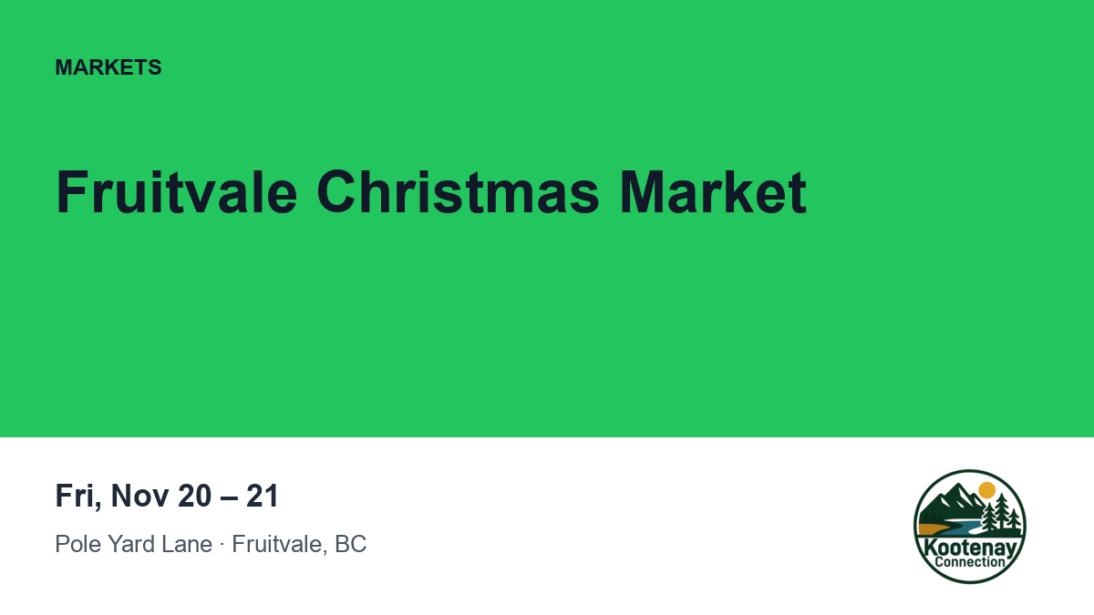 Fruitvale Christmas Market