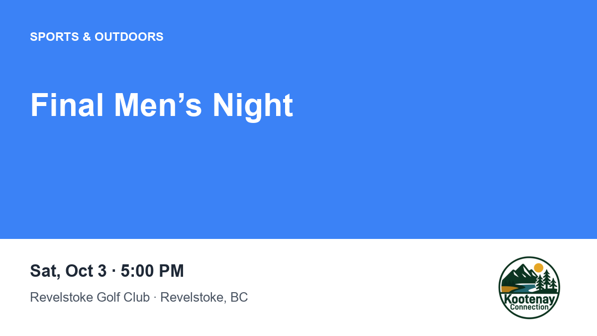 Final Men’s Night