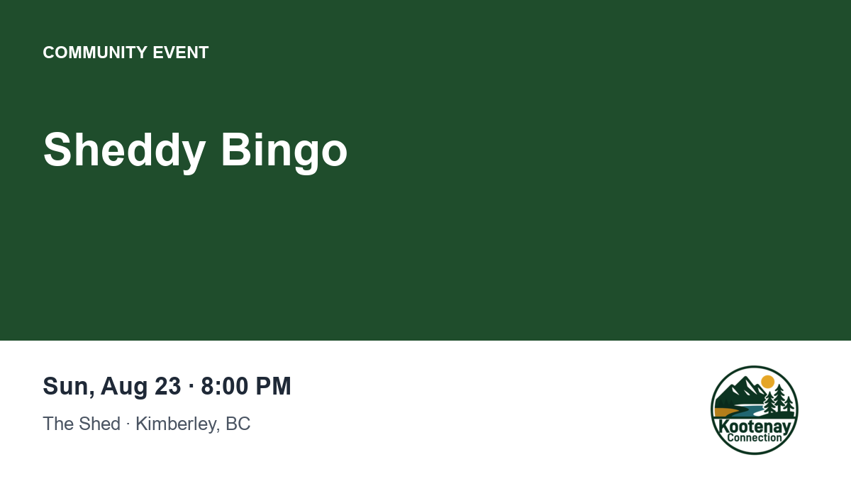 Sheddy Bingo