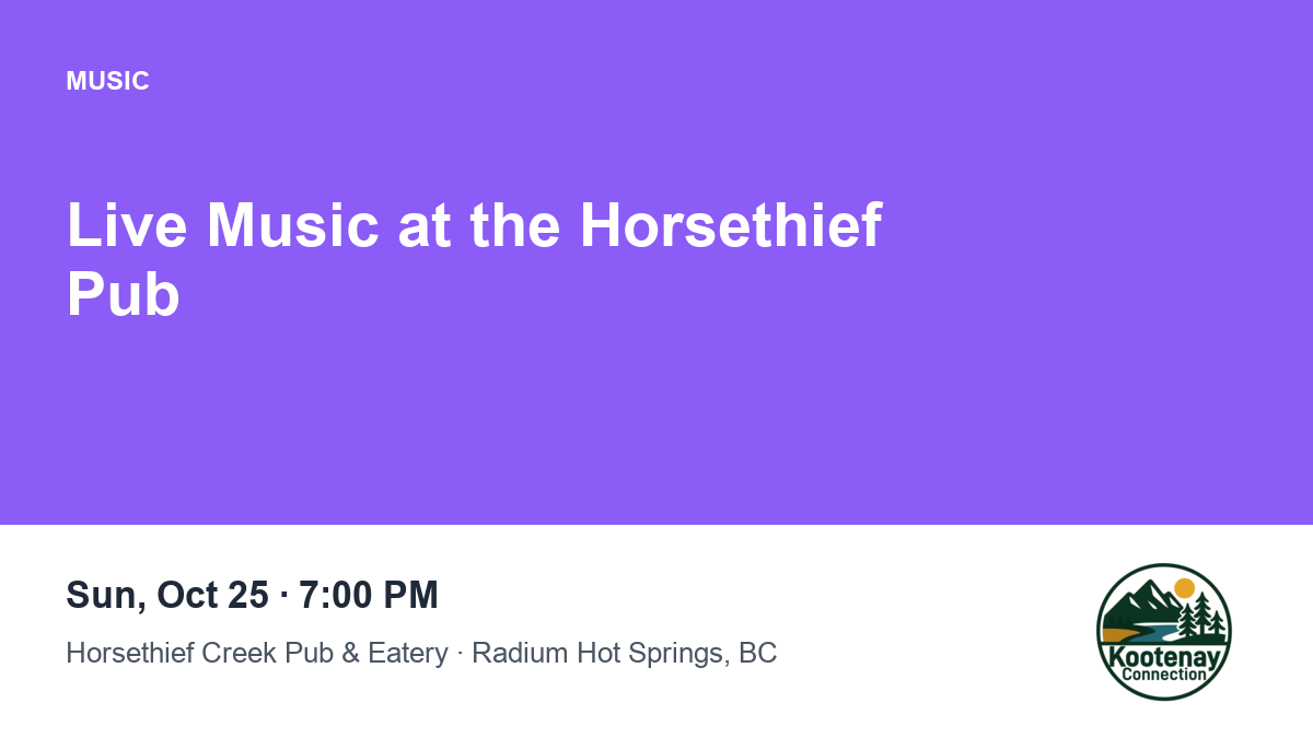 Live Music at the Horsethief Pub