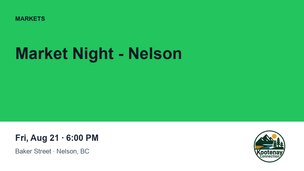 Market Night - Nelson