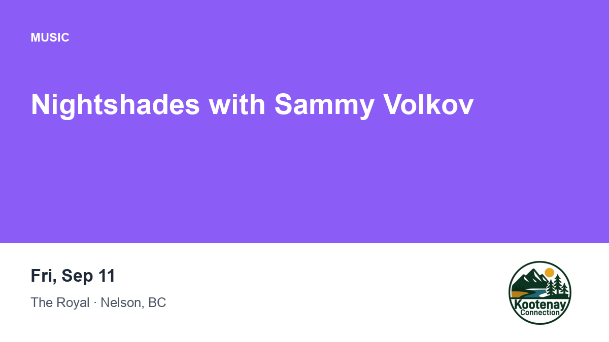 Nightshades with Sammy Volkov