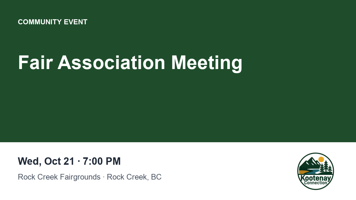 Fair Association Meeting