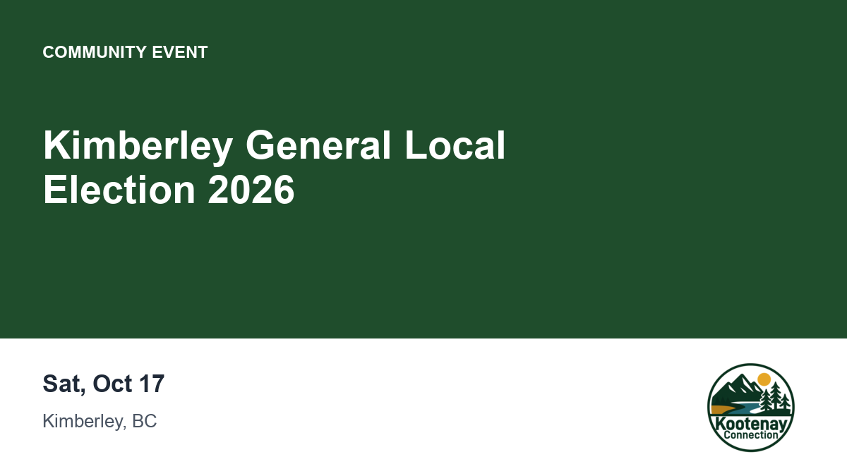 Kimberley General Local Election 2026
