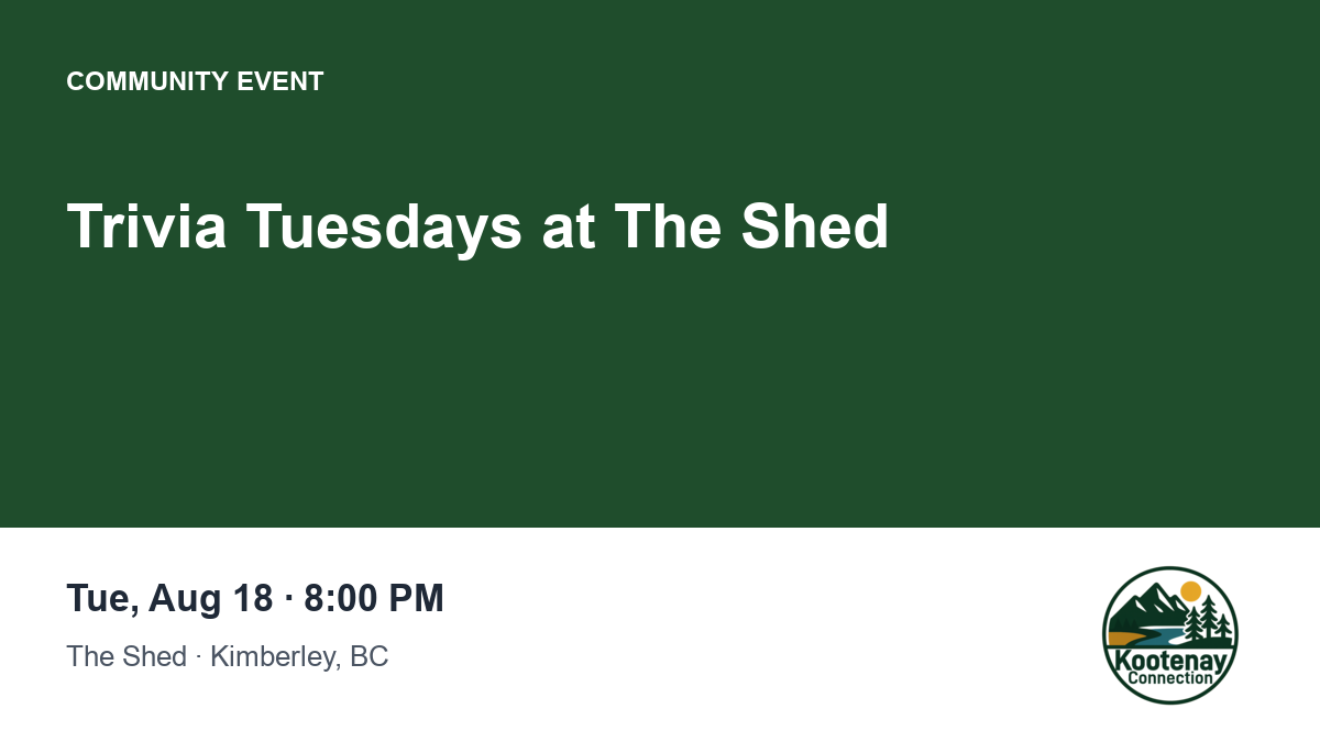 Trivia Tuesdays at The Shed