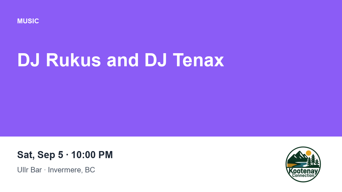 DJ Rukus and DJ Tenax