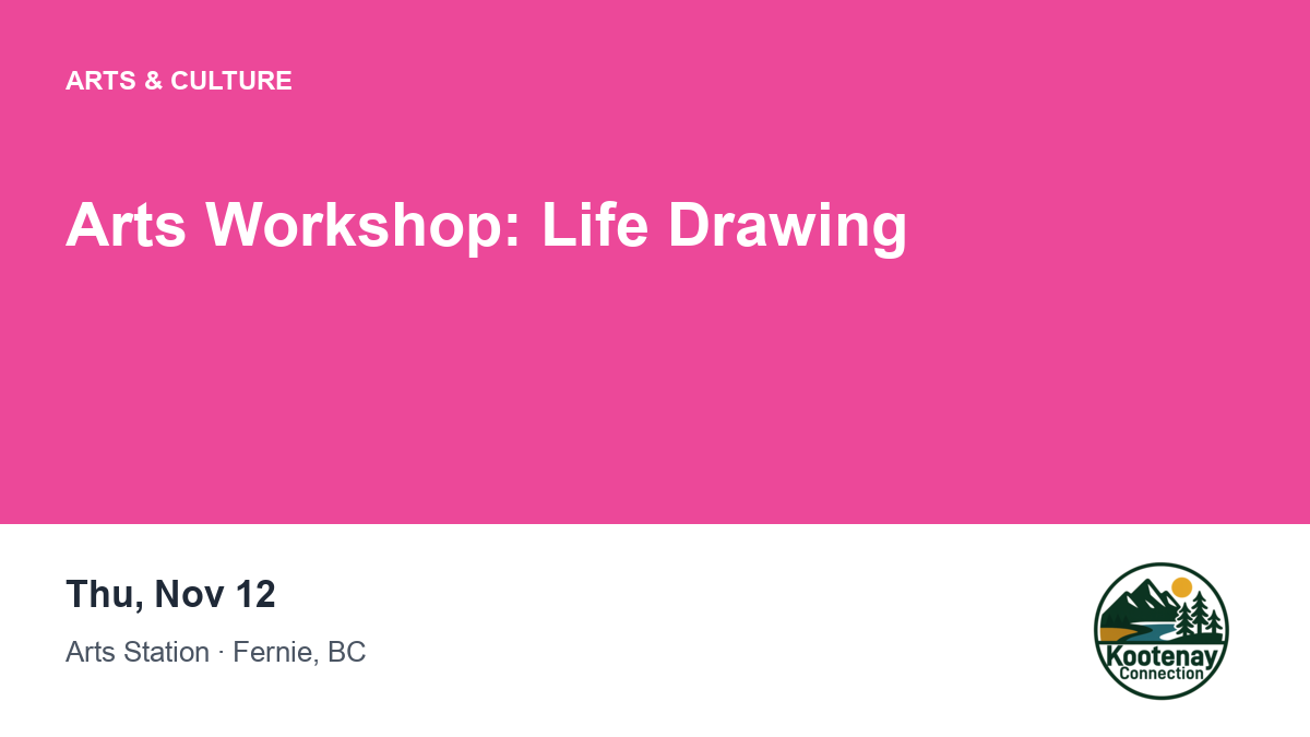 Arts Workshop: Life Drawing