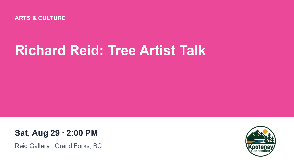 Richard Reid: Tree Artist Talk