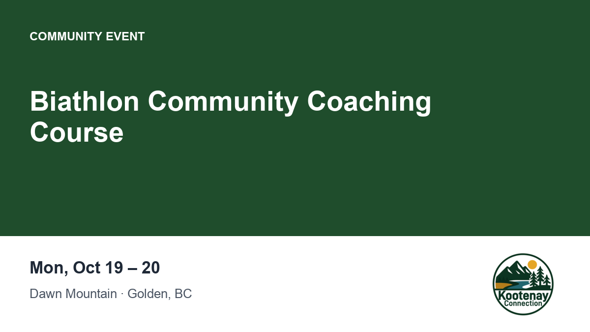 Biathlon Community Coaching Course