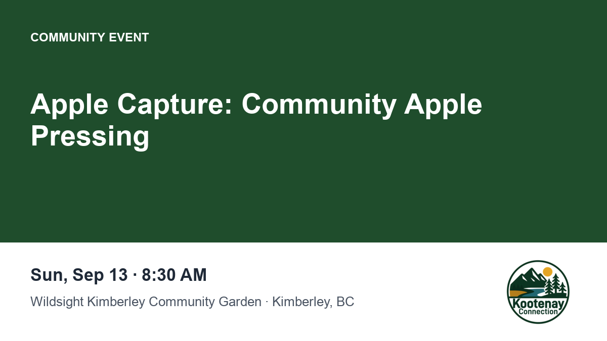 Apple Capture: Community Apple Pressing