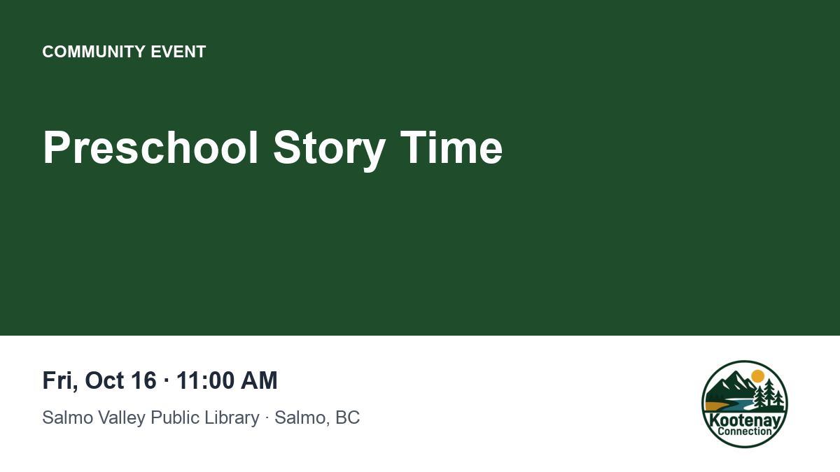 Preschool Story Time