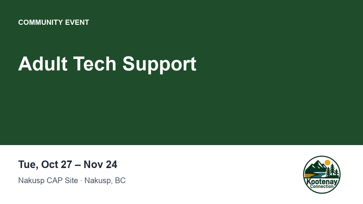 Adult Tech Support