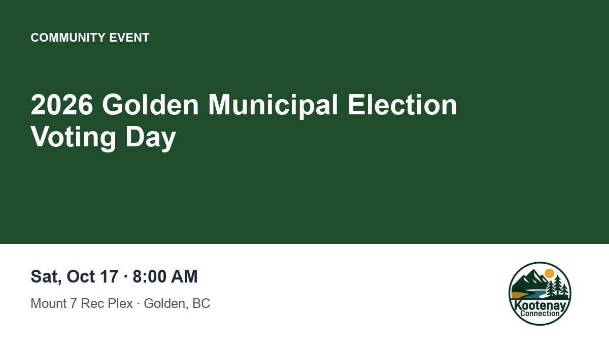 2026 Golden Municipal Election Voting Day