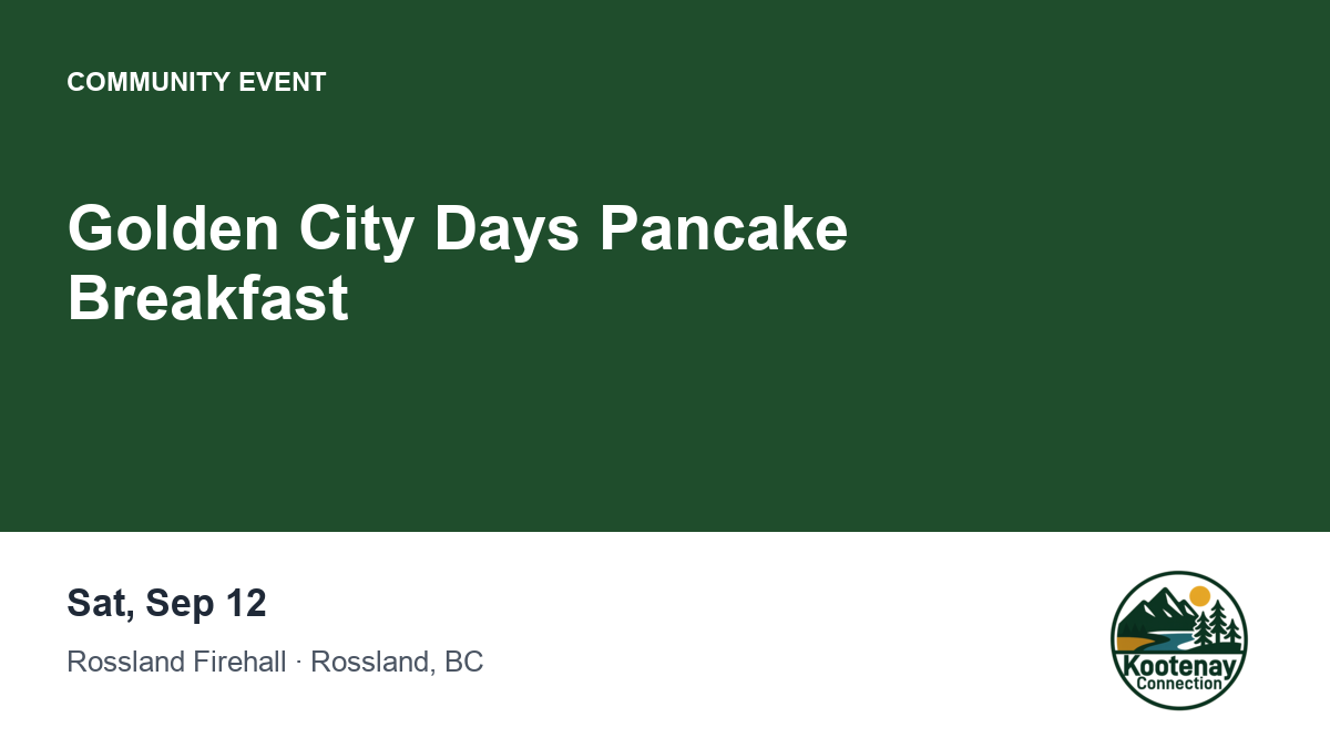 Golden City Days Pancake Breakfast
