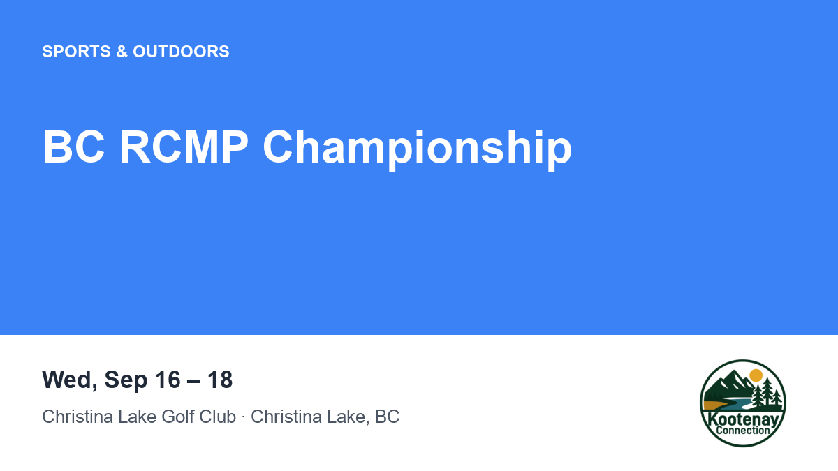 BC RCMP Championship