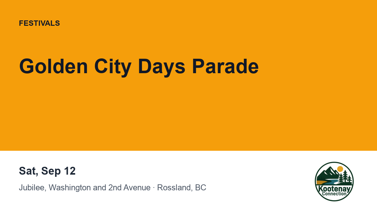 Golden City Days Parade