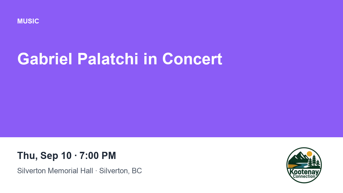 Gabriel Palatchi in Concert