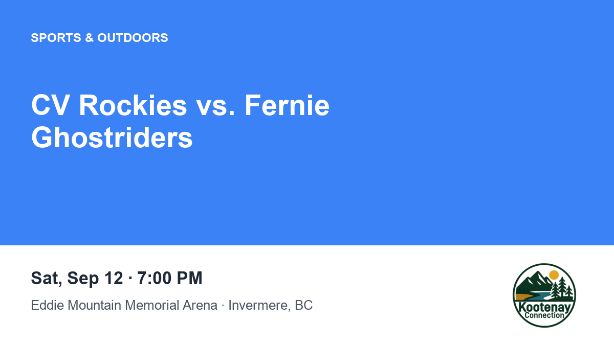 CV Rockies vs. Fernie Ghostriders