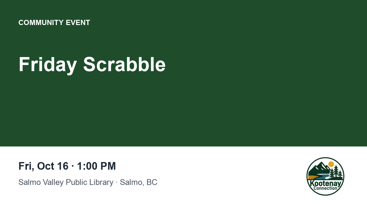 Friday Scrabble