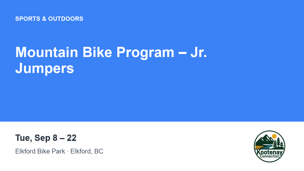 Mountain Bike Program – Jr. Jumpers