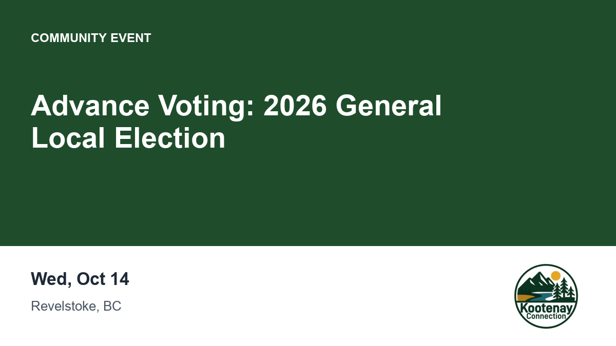 Advance Voting: 2026 General Local Election